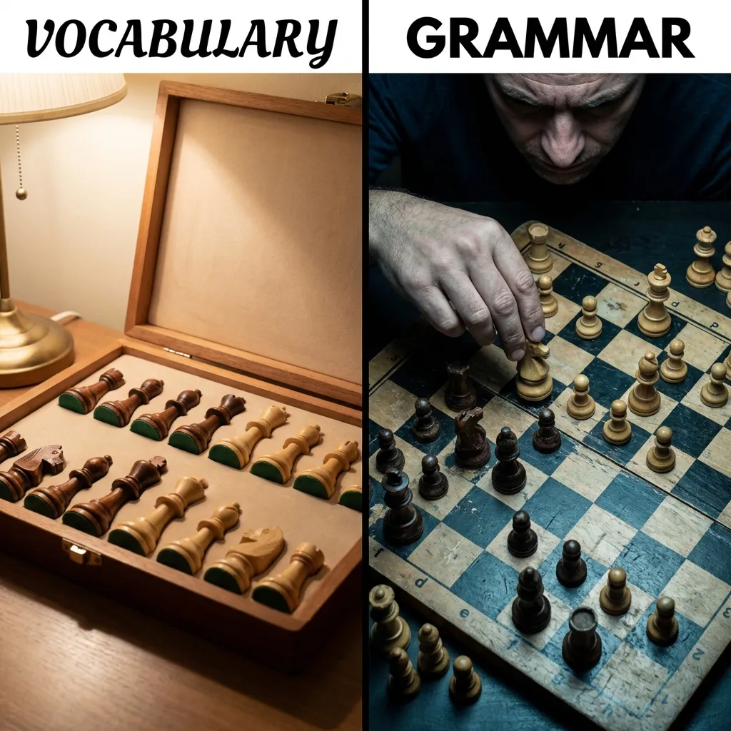 Vocabulary vs Grammar